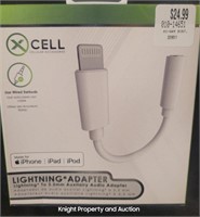 XCell Lightning Adapter 3.5mm Auxiliary Audio