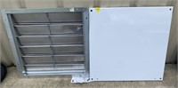 Aluminum Louvered Duct Panel and Plate, 27x28in
