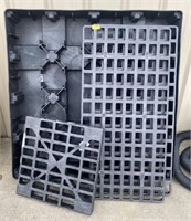 Drum Spill Containment Plastic Pallet, 48x48in