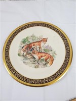 Lenox Boehm Red Fox Plate