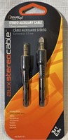 POWERUP: Stereo Auxiliary Cable  (BLK)