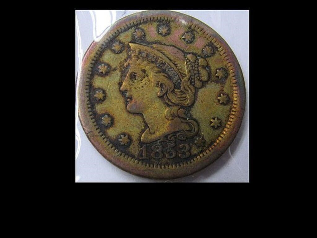 1853 ONE CENT