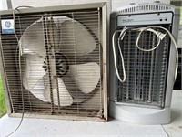 GE 3 speed fan / Holmes quartz heater