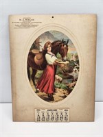 R. J. Welch 1911 Calendar