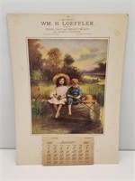WM. H. Loeffler 1911 Calendar