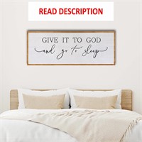 $39  Give It To God Wall Decor  Wood  32x12