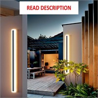 $150  2Pk 32INCH Outdoor LED Wall Light  24W