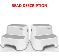 $43  2 Step Stool for Kids - BPA-Free  Greige