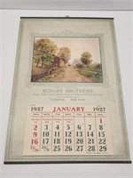 Schurr Brothers 1927 Calendar