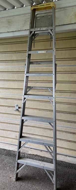 Werner 8 ft. aluminum ladder 225 lb. rating