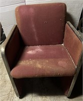 Theater type chair / needs cleaning