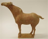 Chinese Tang earthenware figure of a horse