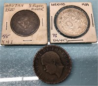 1885, 1928 & 1939 coins