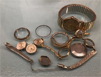 Vtg. watch parts