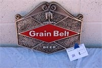 Vintage Grain Belt Plastic Beer Sign