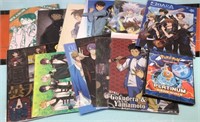 Anime posters & Pokemon binder (no cards)