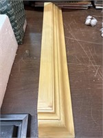 Wood shelf 4” x 24”