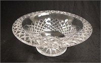 Vintage cut crystal centrepiece bowl