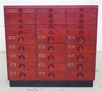 Vintage multi drawer collector's cabinet