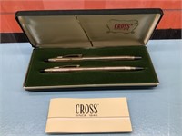 Cross gold filled pen & pencil set