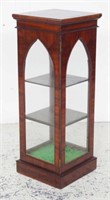 George IV mahogany display cabinet