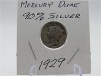 1929 Mercury Dime