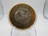 Circus Circus $10 Silver Gaming Token