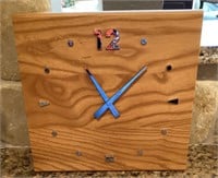 12x12 wood wall clock