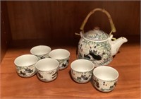 Panda design tea set