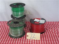 Qty 4 500' MTW 16-26 Stranded Copper Wire Spools