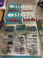 Vintage rubber band displays