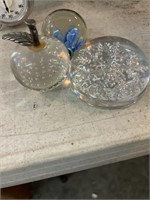 Glass paperweights