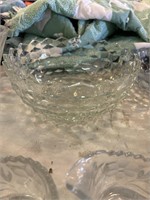 Glass bowl dish 9” wide