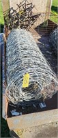 Part roll of fence wire