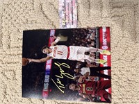 Trae Young Signed 8x10 w/COA