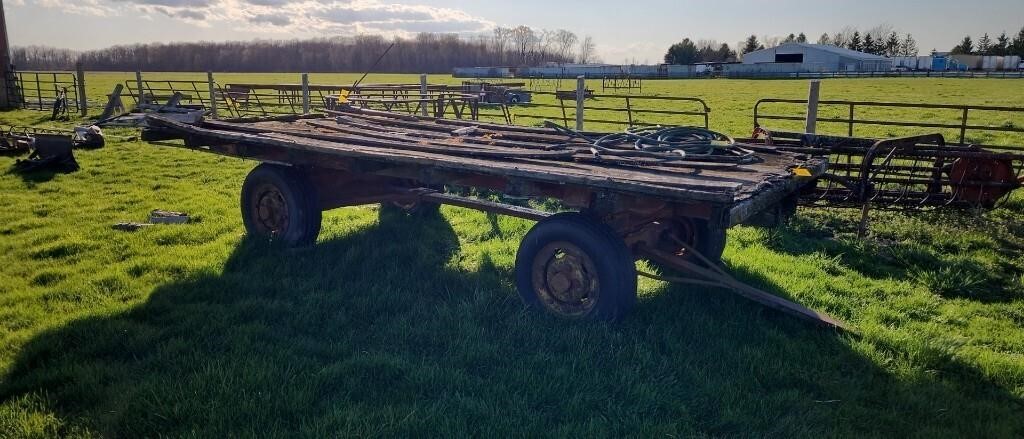 16ft flat rack wagon