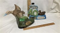 Ducks Unlimited Decanters (2), one missing part