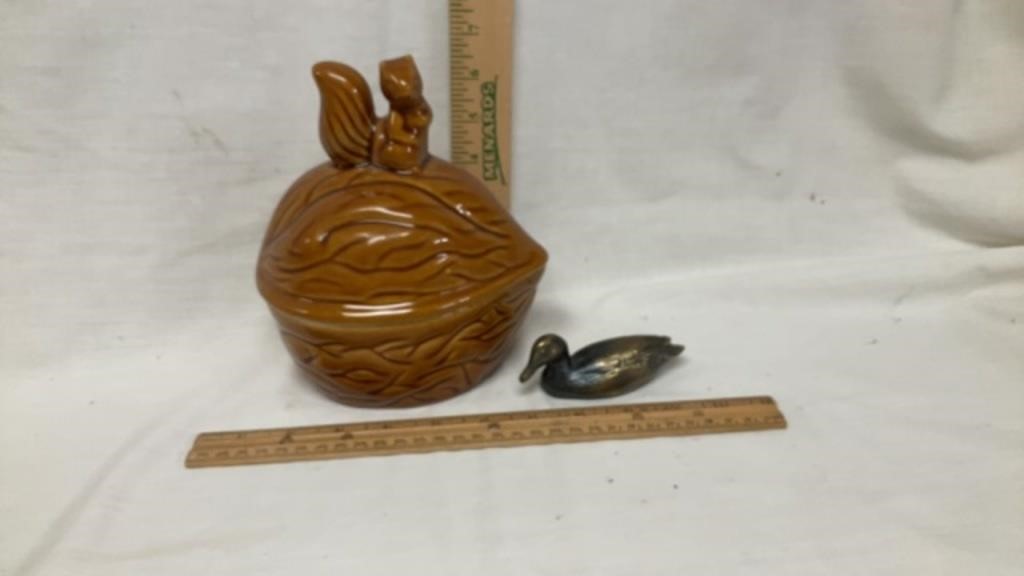 People’s Savings Chillicothe Duck, Ceramic Nut