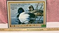 Migratory Bird Stamp Tin Sign 16x12