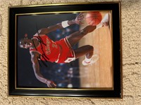 Michael Jordan Signed Framed Photo w/COA