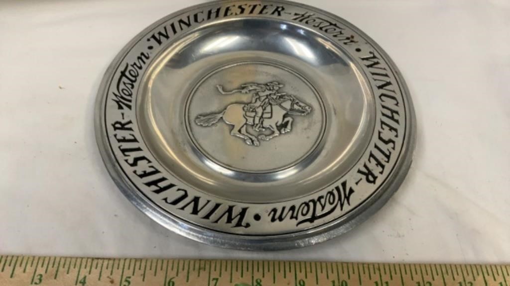 Winchester Pewter Plate 9 inch