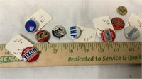 Political Pins, small