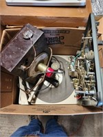 Lot of turntables including Zenith 9-JY. As