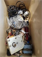 Lot of assorted electronic parts with stereo