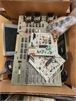 Lot of assorted component boards. As is-for parts