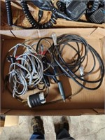 Lot of assorted electronic cables. Untested.