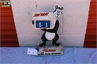 Vintage Hamm's Bear/Beer "Join Today" Sign