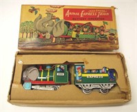 Vintage Japanese tin Animal Express train