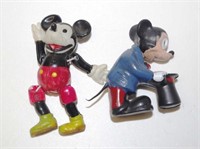 Two small early Mickey figures