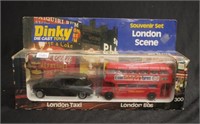 Dinky 300 London Scene - Bus and taxi MIB